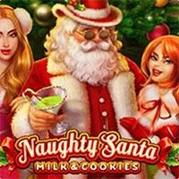 Naughty Santa Milk And Cookies